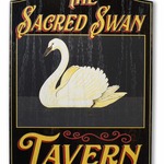 Cambridge Sign - Sacred Swan